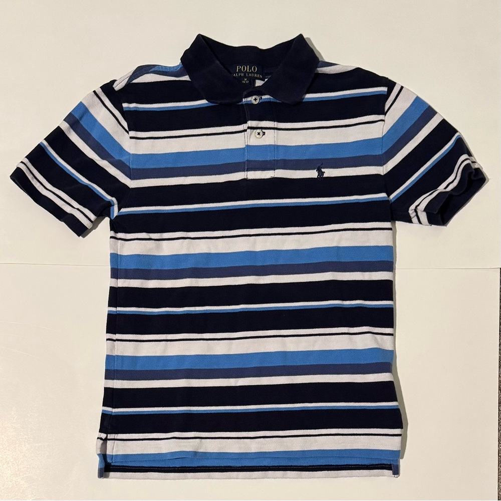Boys Striped Polo Shirt by Ralph Lauren